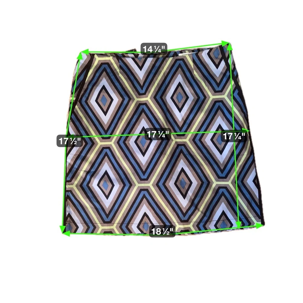 Golftini Geometric Pattern Golf Skort- New With Tags - 4L